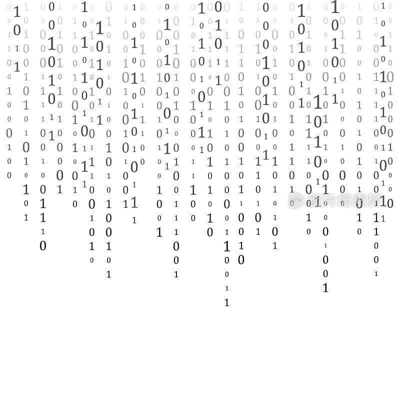 Abstract Matrix Background. Binary Computer Code. Coding. Hacker concept. Vector Background Illustration